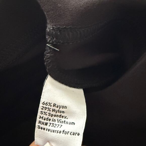 Nine West sz M black creased pants NWT - Picture 5 of 8